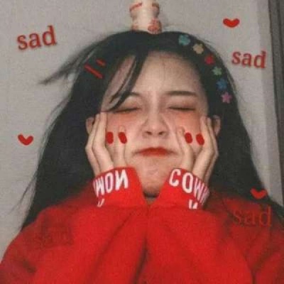 2021年红色微信头像美图头像女生清新图片