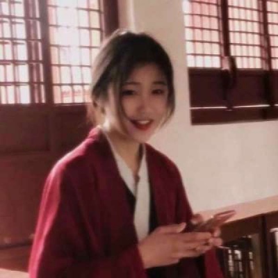 2021年红色微信头像美图头像女生清新图片