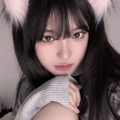唯美qq头像女生侧面长发戴帽子图片