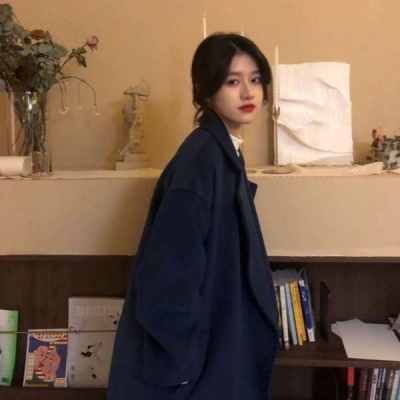 网头女生头像长发马尾背影图片