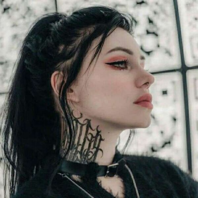 ins微信眼睛气质卡通女生头像图片