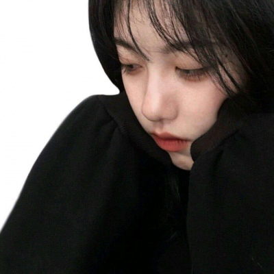 全程丧酷丧酷的超个性头像黑白头像女生冷酷霸气帽子图片