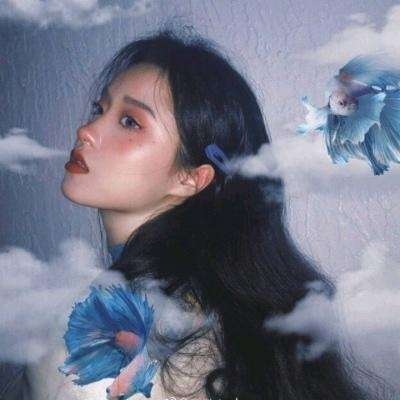 好看的唯美意境美qq初中头像女生头像带字图片