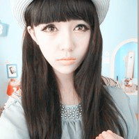中长发发型的时尚女生头像 亮丽气质的女孩图片