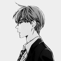 黑白动漫素描男生头像 冷酷超帅的男生卡通头像