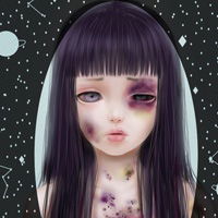 诡异恐怖的卡通女生头像 另类重口味鬼头像（胆小勿点）