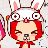 阿狸桃子情侣头像一对两张 桃子与阿狸的爱情故事