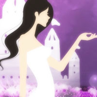 唯美浪漫的动漫情侣头像 一左一右卡通恋人头像