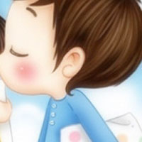 唯美浪漫的动漫情侣头像 一左一右卡通恋人头像
