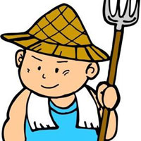 卡通农民头像大全 农民头像简笔画图片 农民伯伯卡通头像