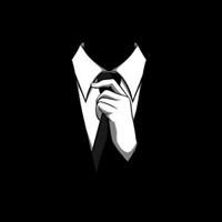 无头男生西装头像 打领带西装的男生头像图片
