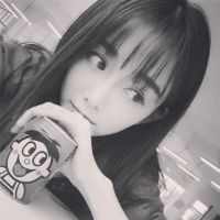 女生气质长发黑白头像 韩范霸气侧脸头像图片