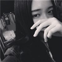 女生气质长发黑白头像 韩范霸气侧脸头像图片
