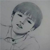 王俊凯素描头像大全 素描画像 简笔画素描
