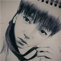 王俊凯素描头像大全 素描画像 简笔画素描