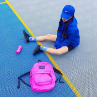 小清新女生头像蓝色系 蓝色背景图片女头图片
