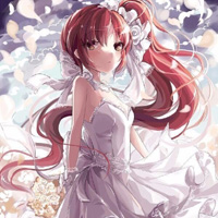 动漫婚纱女生头像