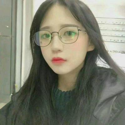 女生头像戴眼镜小清新图片