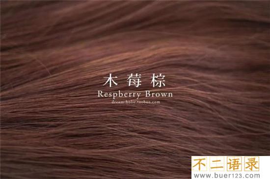 棕色染发颜色大全图片 不用漂也能染图片