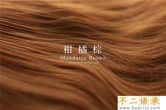 棕色染发颜色大全图片 不用漂也能染图片