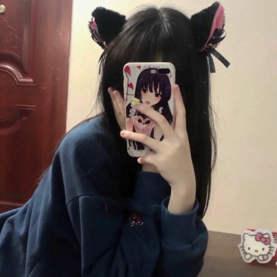 2021最火漫画头像 女生侧脸图片