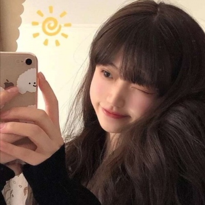 2021微信头像真人长发清新女生头像侧脸图片
