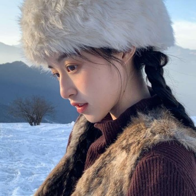 高清好看的头像冬天犯人的女生微信头像图片
