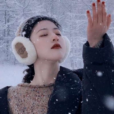高清好看的头像冬天犯人的女生微信头像图片