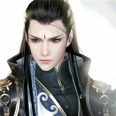 绝美古风头像男高清帅气2018金色意境男生头像图片素材图片