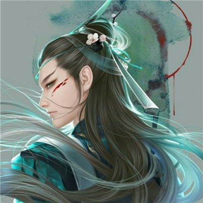 绝美古风头像男高清帅气2018金色意境男生头像图片素材图片