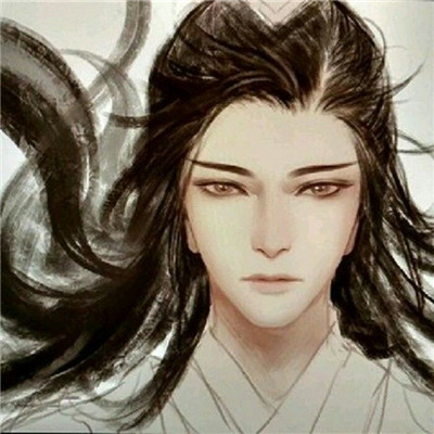 绝美古风头像男高清帅气2018金色意境男生头像图片素材图片