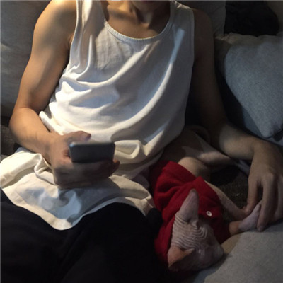 2018qq头像背影蓝色系男生头像图片