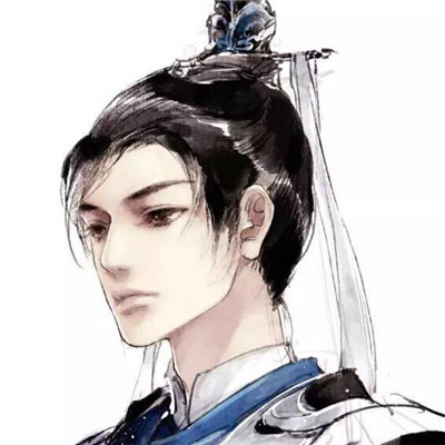 古风美男头像书生有意境悲伤2018二次元头像男生两个图片