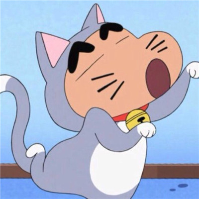 猥琐可爱蜡笔小新头像qq男生高冷头像图中字图片
