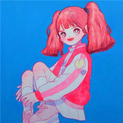 古装手绘背影头像女生图片