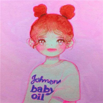 古装手绘背影头像女生图片