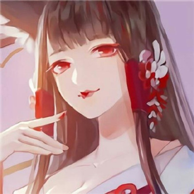 女生动漫黑白背影头像