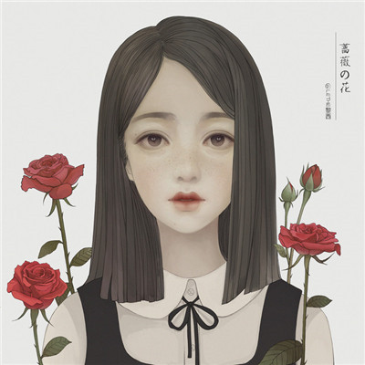 qq头像大全黑白女生图片