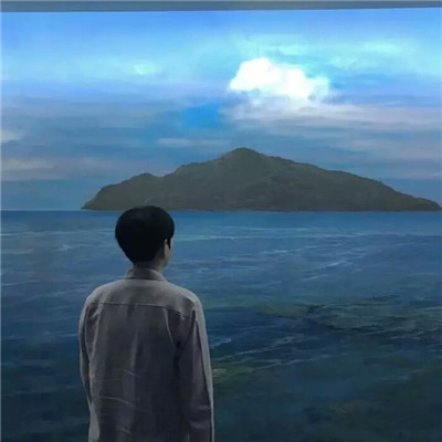 微信紫色男生头像图片