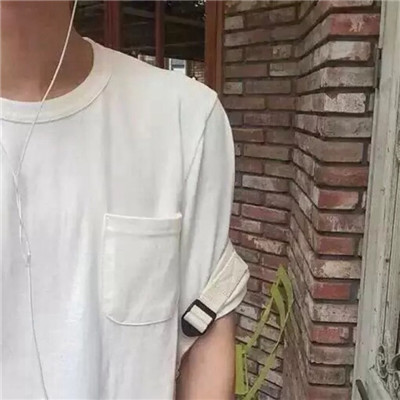 半身不露脸帅气真人可爱男生头像图片大全图片