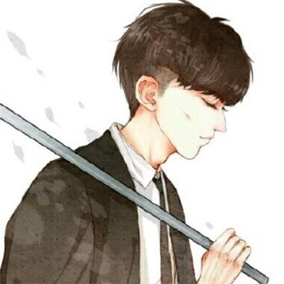 qq头像图片呆萌男生卡通图片
