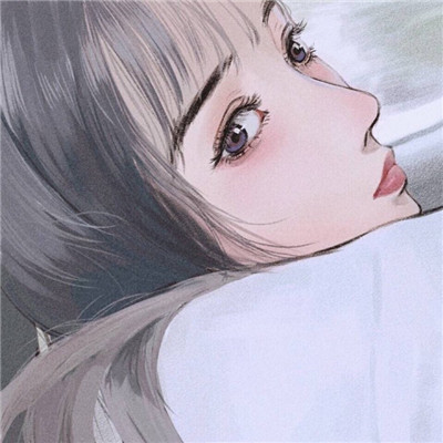 女生头像背影长发唯美图片