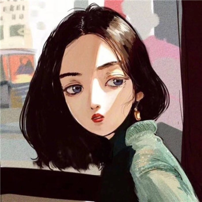 女生头像背影长发唯美图片