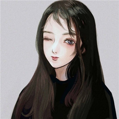 女生头像背影长发唯美图片