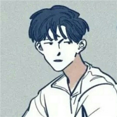 二次元动漫男生唯美黑白头像背影头像图片