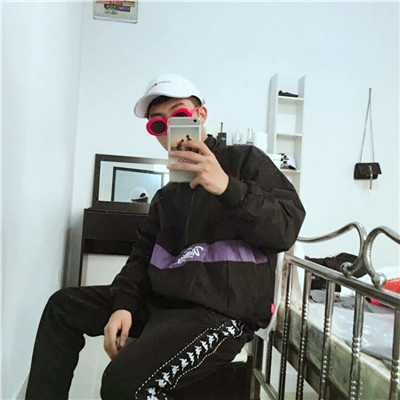 男生手绘简约头像线条图片