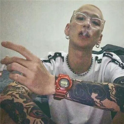 快手头像qq头像男生阳光帅气橙色图片