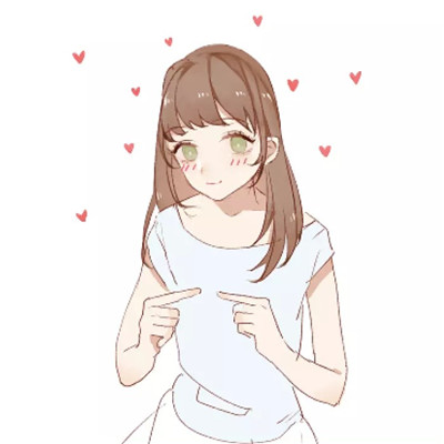 qq牛仔背带裤女生头像图片