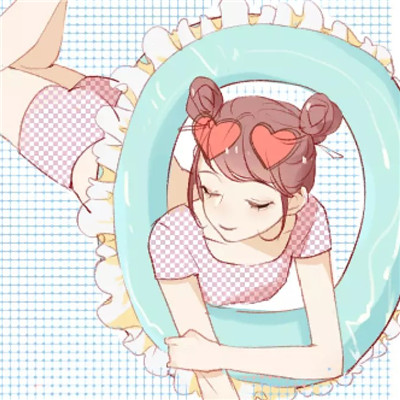 个性女生全身锁骨头像图片