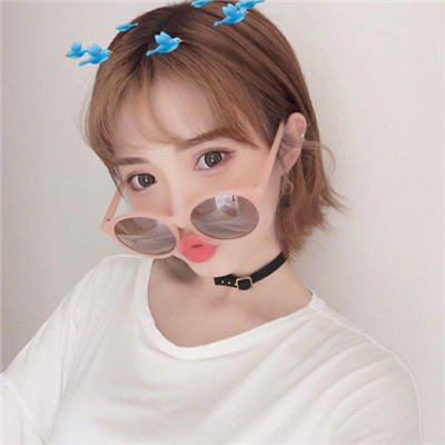 qq女生头像绿色侧面图片